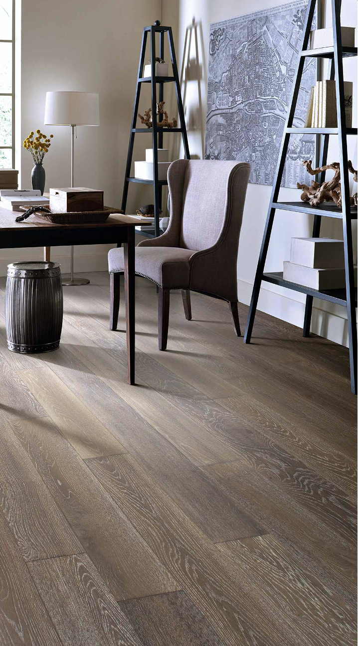 مكتب منزلي من الخشب الصلب